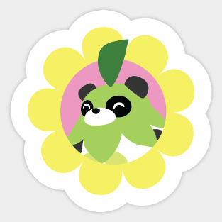 Mossanda Flower Emblem Pocket Graphic Sticker